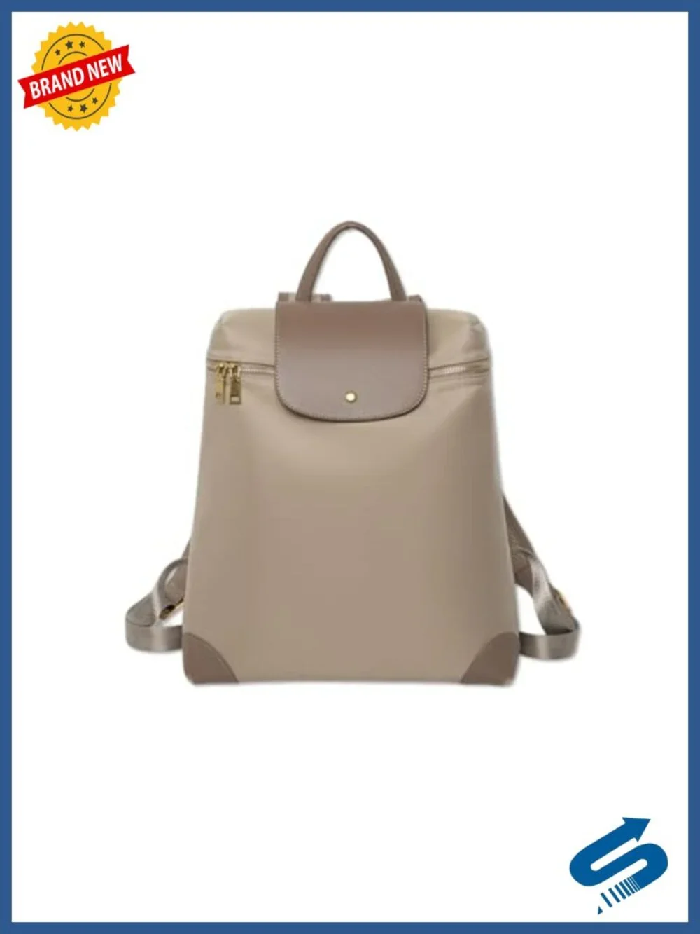 Lightweight Water Resistant Nylon Laptop Backpack for Women